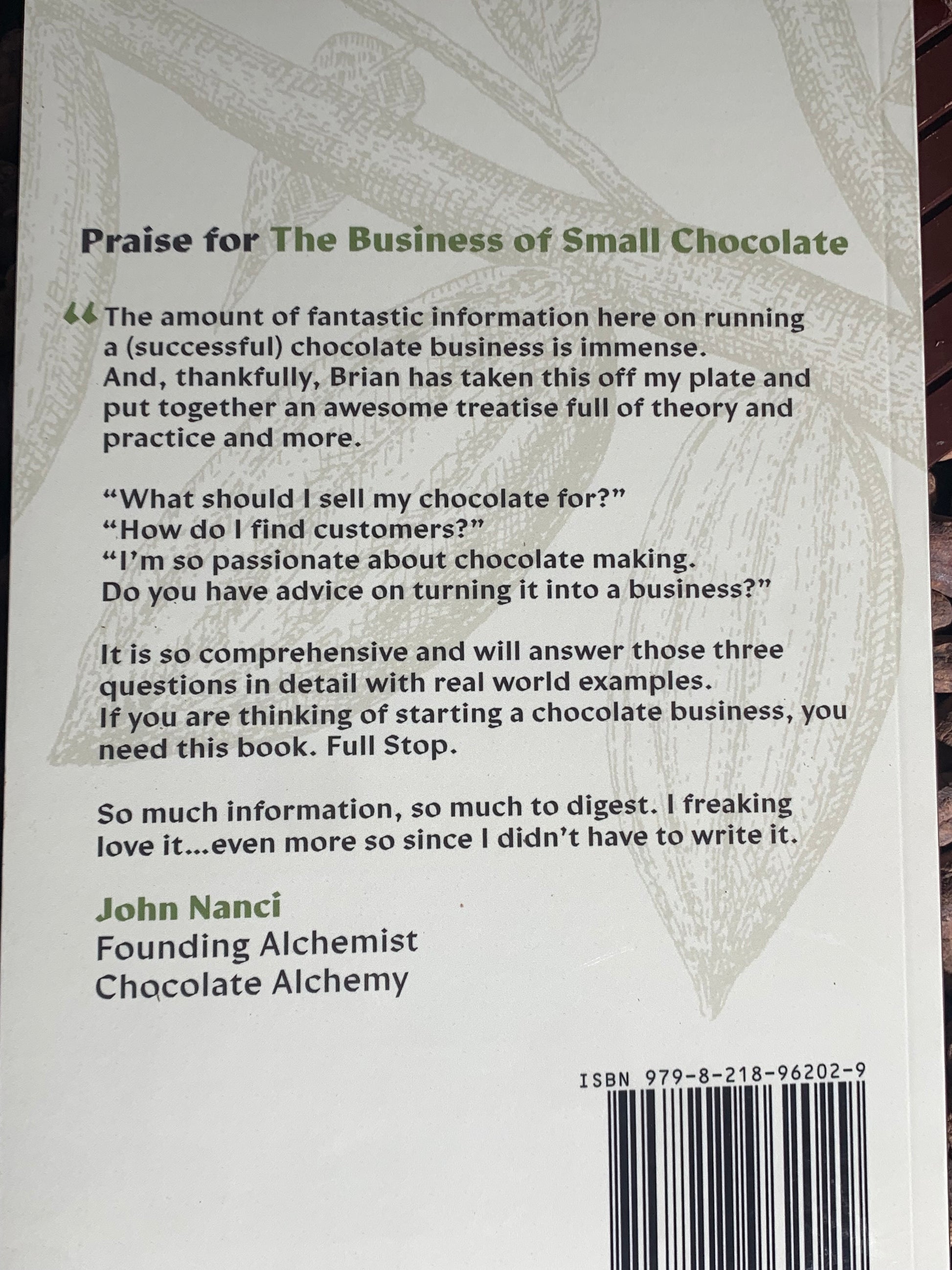 The Business of Small Chocolate