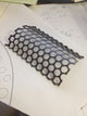 Stainless steel perforated plate for Deluxe cutter 